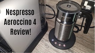 Nespresso Aeroccino 4 Milk Frother Review  Worth upgrading from the Aeroccino 3 [upl. by Mella]