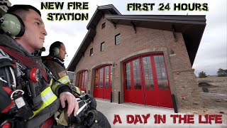 First 24 Hours in a New Fire Station  A Day in the Life [upl. by Nosidda488]