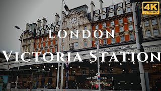 London Victoria Station Walk Through England 4K [upl. by Russo461]