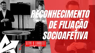 DIREITO DE FAMÍLIA Reconhecimento de filiação socioafetiva [upl. by Aissatsan]