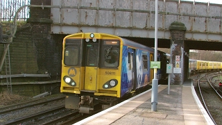 Half an Hour at 216  Birkenhead North Station 1022017  Class 507 508 terminus [upl. by Atiuqihs]